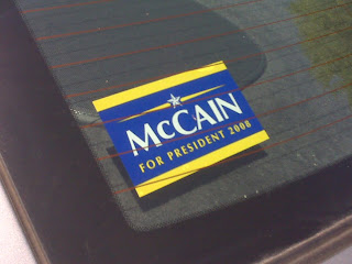 The window sticker from my car