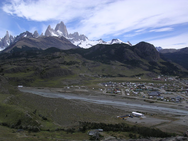 El Chalten et le Fitz Roy en arrière-plan