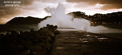 Lyall Bay Wellington Dramatic Weather David St George Photography