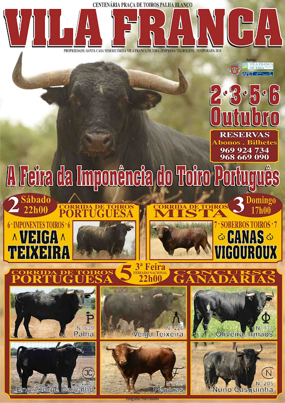 Levesinho anuncia toiros para Feira de Outubro em Vila Franca title=
