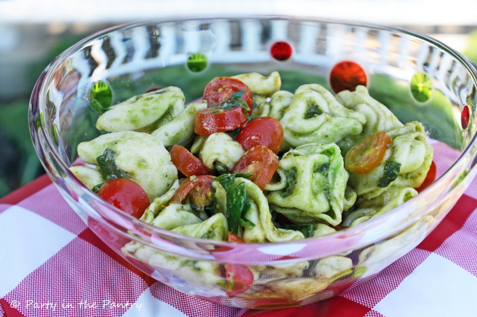 Party in the Pantry! Tortellini Pasta Salad