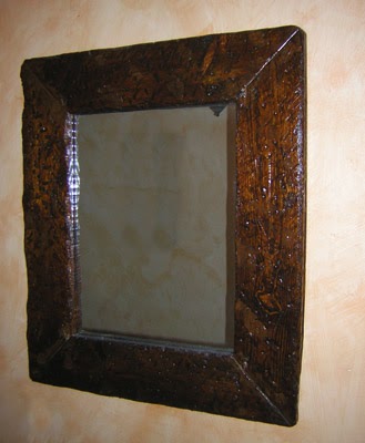 madera estilo rustico: ESPEJO RÚSTICO