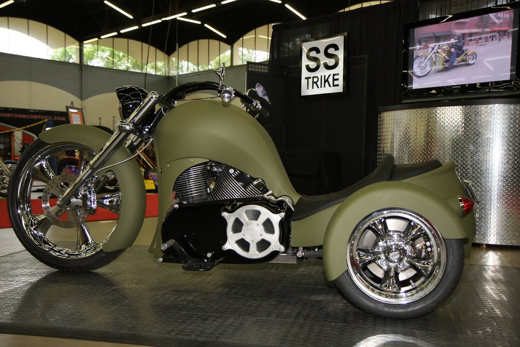 VTwin News Now Standard The SS Trike Runs the 117" XWedge Engine
