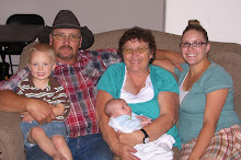 Great Grandma, Grandpa, Jamie and kids