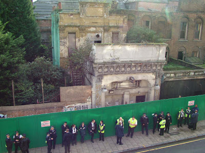 Former site of The Dalston Theatre and The Four Aces Club, tidied up by Hackney Council