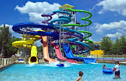 . a water park today and I don't know about her, but I'm ready to crash. (thunder falls )