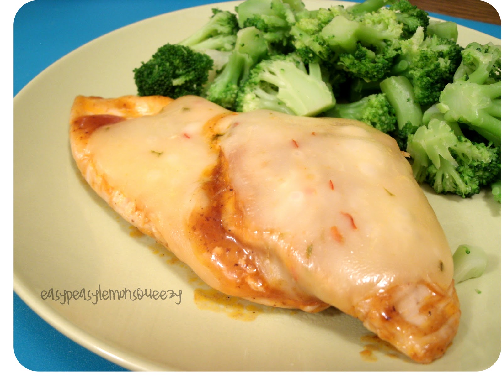 Easy Peasy Lemon Squeezy Barbeque Pepper Jack Chicken