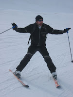 Andy skiing