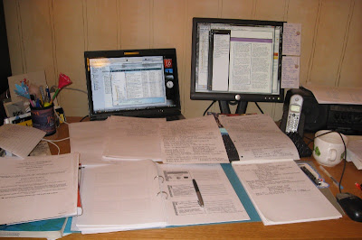 My desk at home