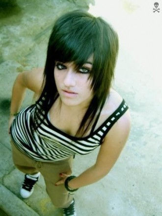 black hairstyles for teens. punk haircuts for girls
