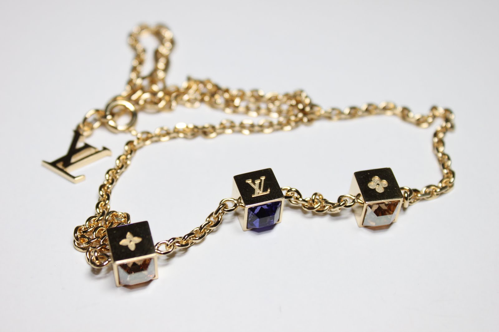 Louis Vuitton Monogram Gamble Necklace