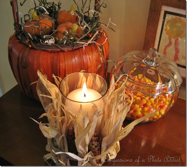 Someday Crafts: Indian Corn Candles