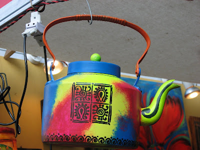 Vibrant tea pot