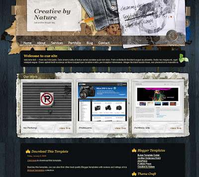 Creative by Nature Blogger Template