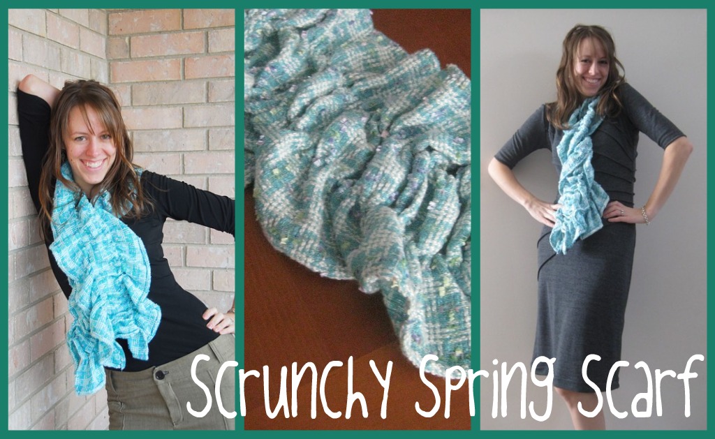 The Evening Tree Scrunchy Spring Scarf Tutorial