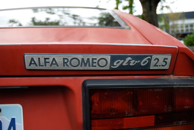 Old Parked Cars 1982 Alfa Romeo Gtv6 Balocco