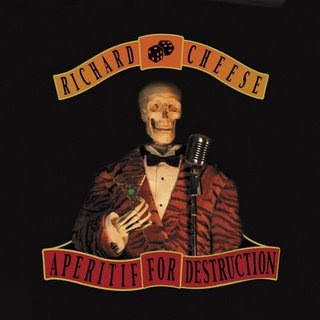 Portadas de discos que homenajean/burlan/parodian a otro disco Richard+Cheese+-+Aperitif+for+Destruction