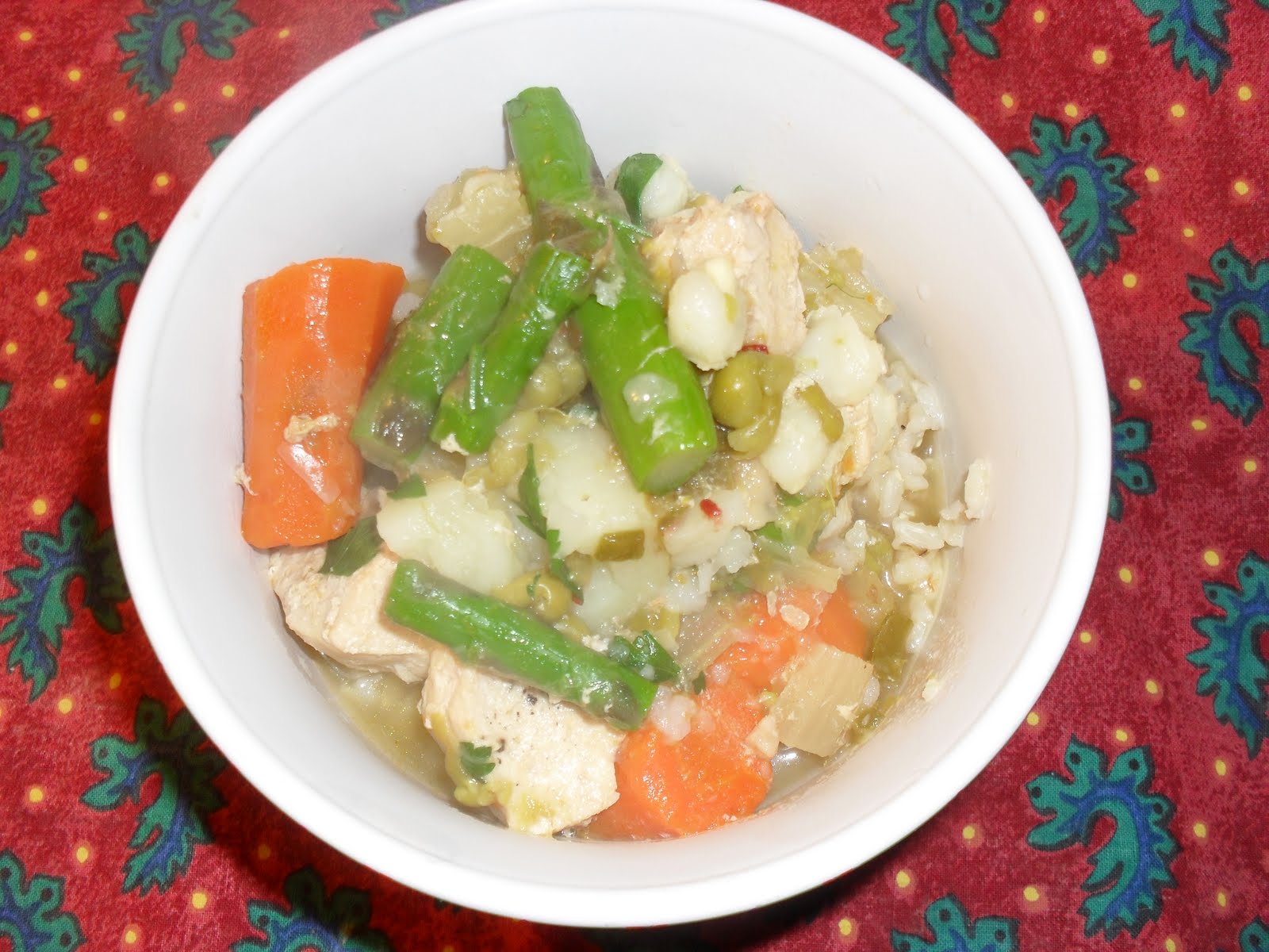 ROCK THAT PLATE! Chicken stew over brown rice!