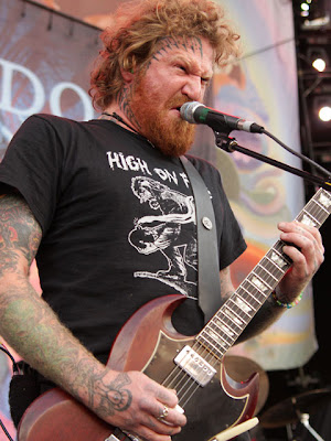 Brent Hinds - Mastodon - July 20, 2008 - Englewood, CO - Photo by Mitch Kline