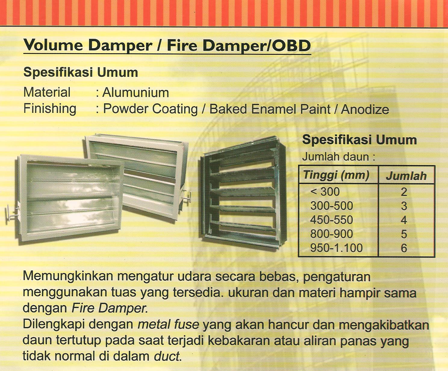 CAKRA TEHNIK VOLUME DAMPER