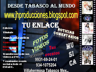 JH PRODUCCIONES TU ENLACE AL MUNDO.