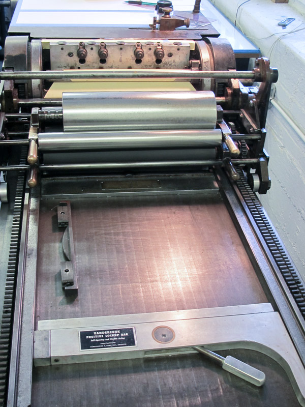 Boston Handmade Letterpress Printing with Antique Metal Plates