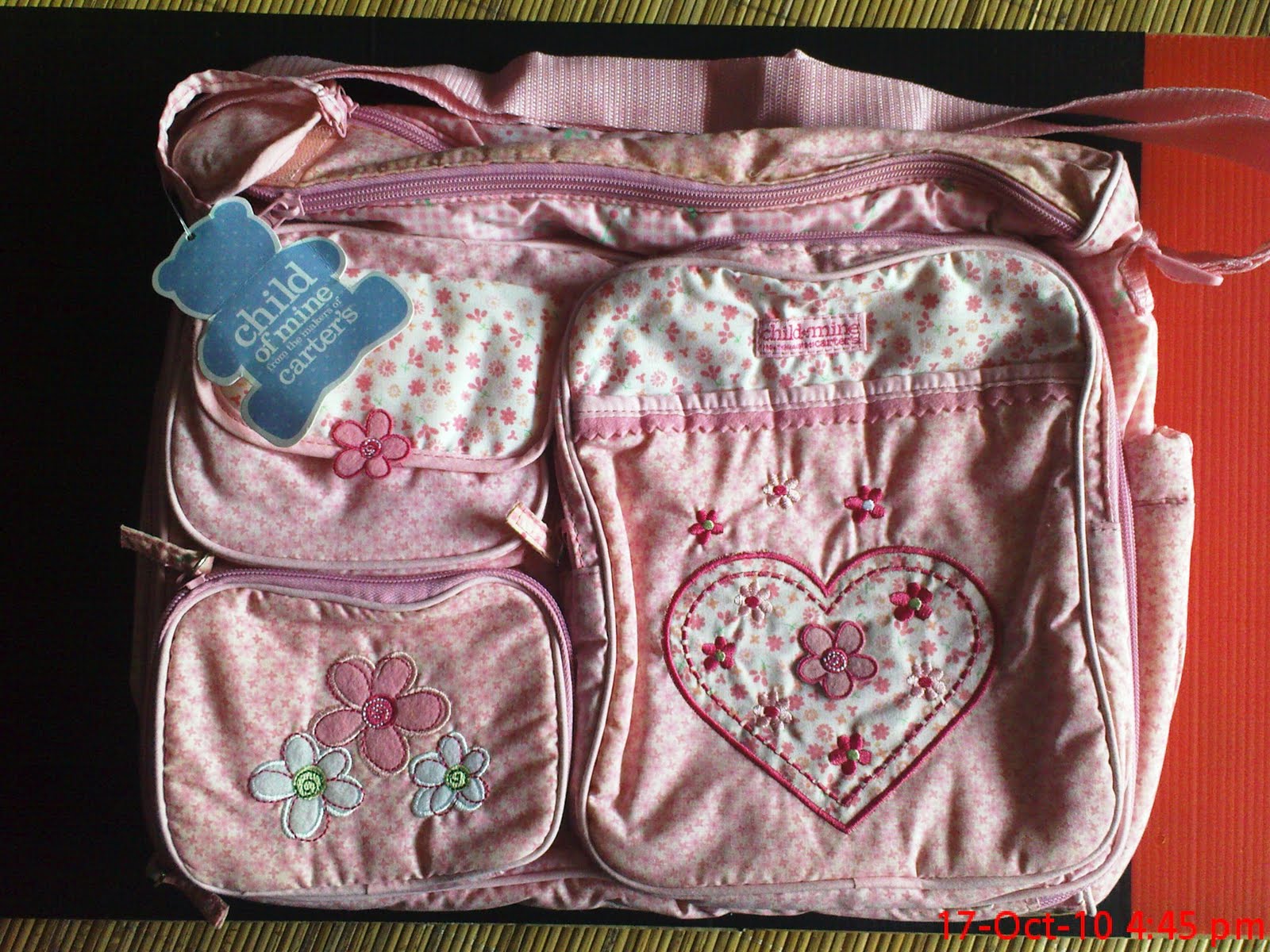 carter's the stow away diaper bag