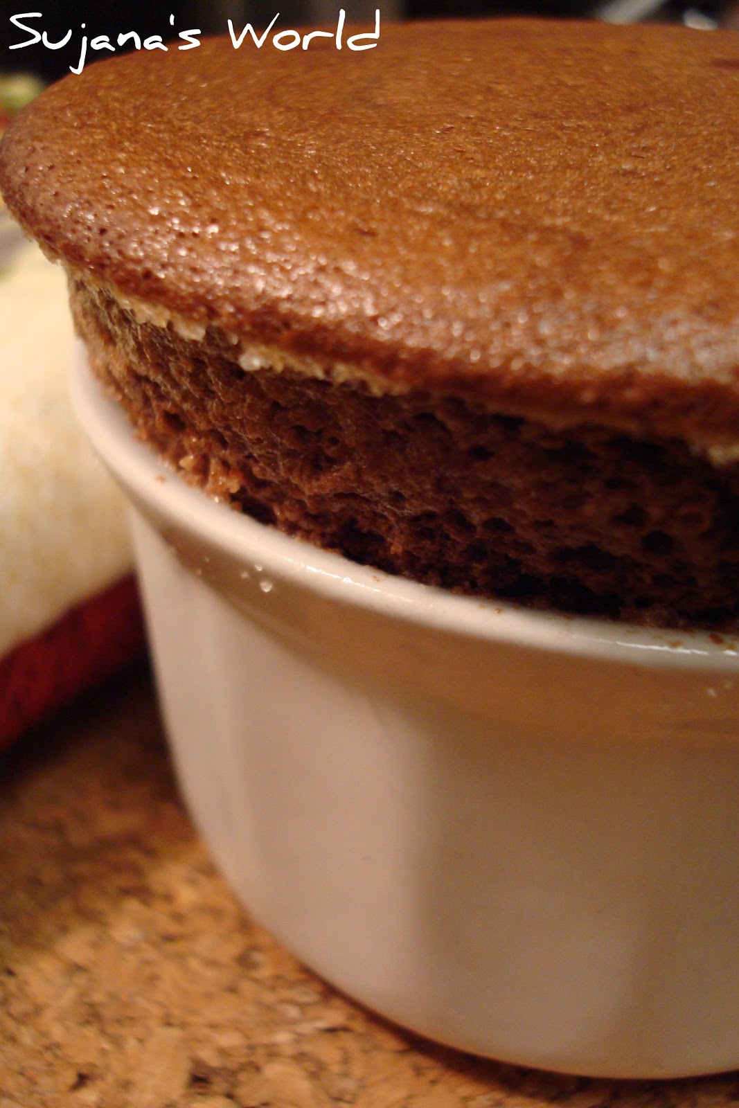 Sujana's World No Flour Chocolate Souffle