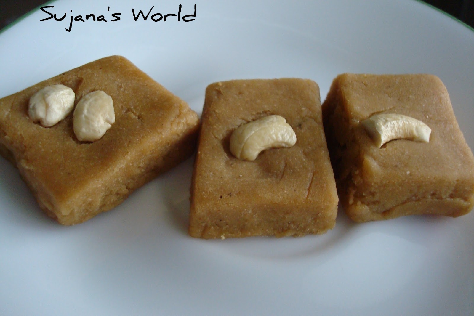 Sujana's World Wheat Jowar Flour Burfi