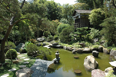 of UCLA's Japanese Garden.