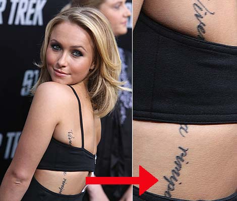 Lindsay Lohan-Star Tattoo (If