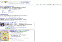 Exemple de ce que l'on peut observer dans les moteurs : universal search ou recherche universelle