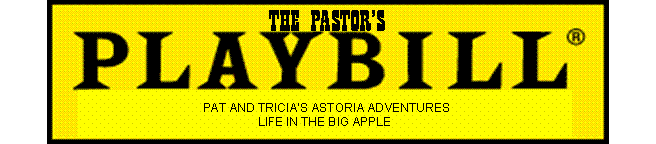 The PASTOR's PLAYBILL