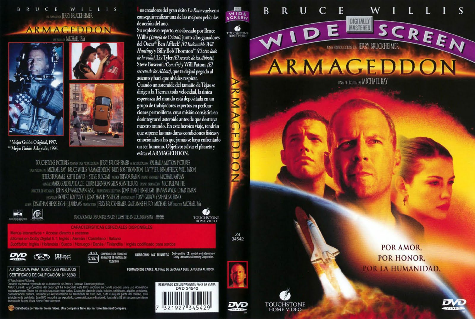 PELICULAS EN DVD ARMAGEDDON