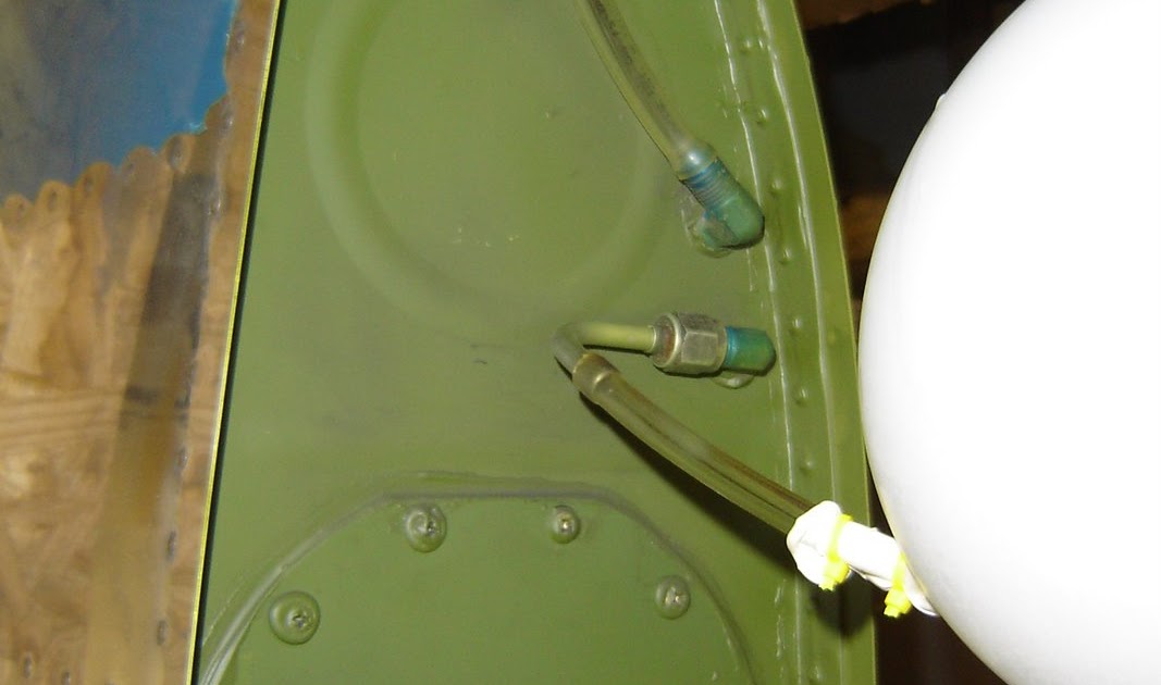 to JT's RV8 Aircraft Factory! Right Fuel Tank Leak Test