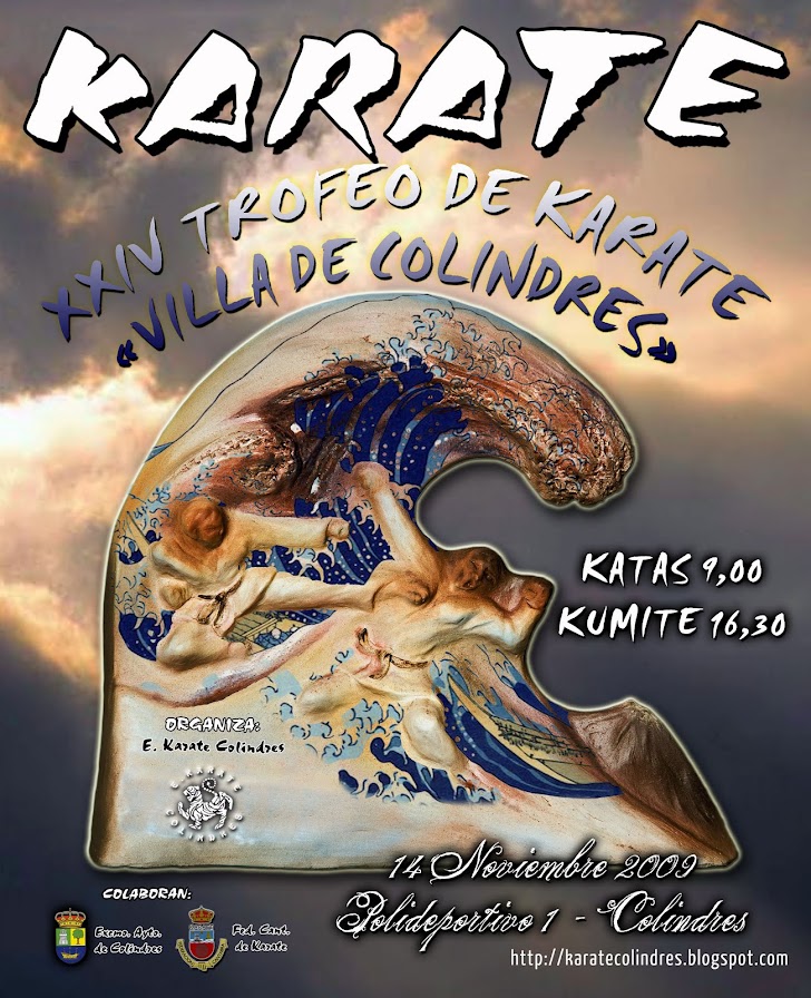 Cartel del XXIV Trofeo de karate "Villa de Colindres"