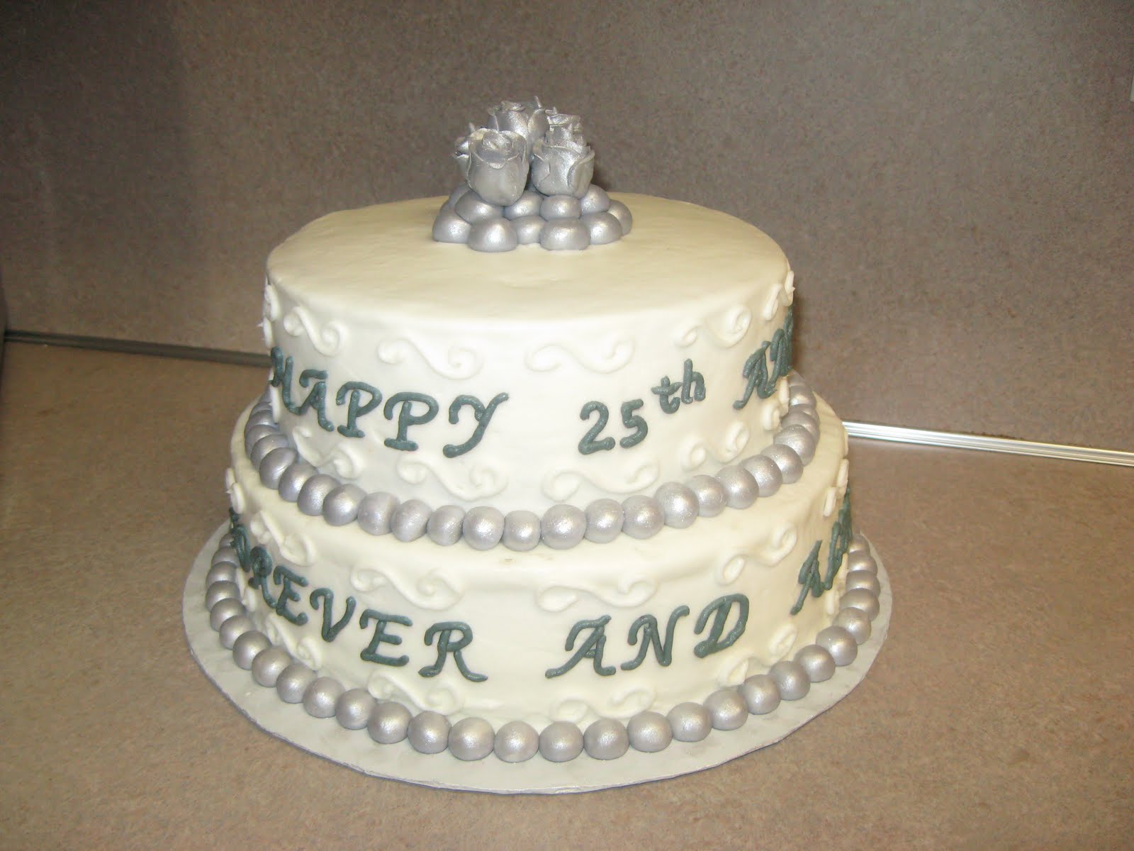 Delectable Sweets by the Smiths: 25th Anniversary Cake
