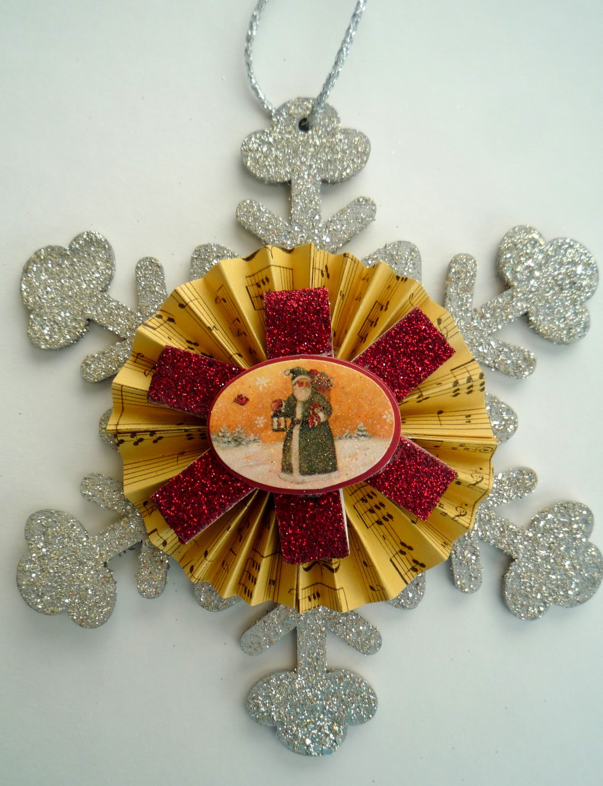 Crafty Sisters K & Company Vintage Paper Ornaments