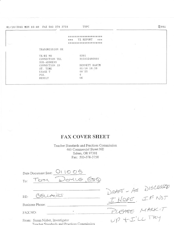 Nisbet's plea to OEA attorney Doyle
