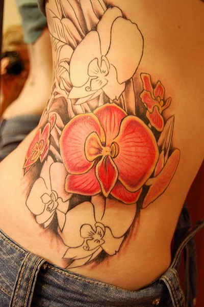 Take for instance the Orchids flower tattoos, Orchid tattoo is a symbol of