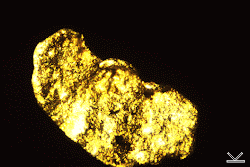 Oro extraído de la minería