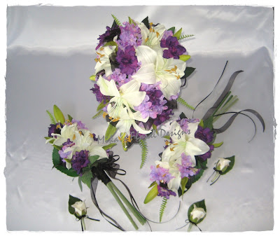 These arrangements are recommended for white cream lilac purple black 