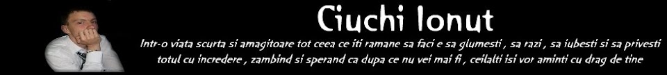 Ciuchi Ionut - Citeste-ma , sunt cret !