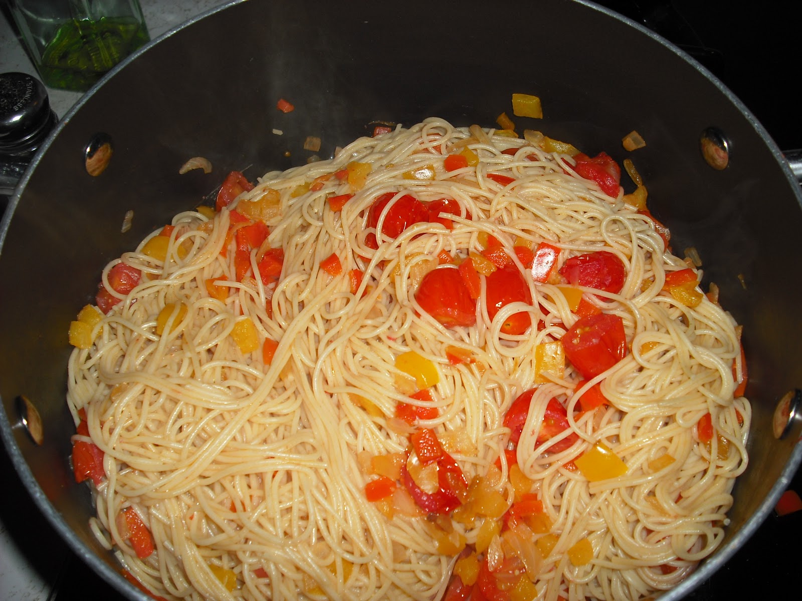 The Recipe Not Followed Whole Wheat Angel Hair Pasta with Sauteed