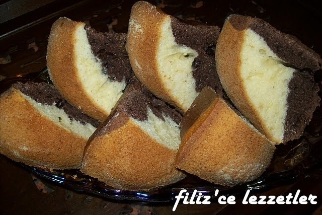 Filiz�ce Lezzetler İKİ RENKLİ KEK…