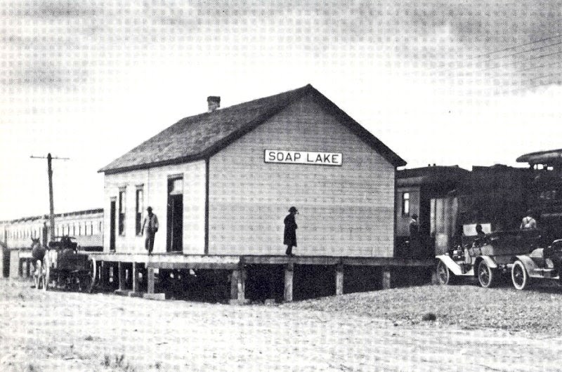Big Bend Railroad History A Difference of Decades Soap Lake Depot