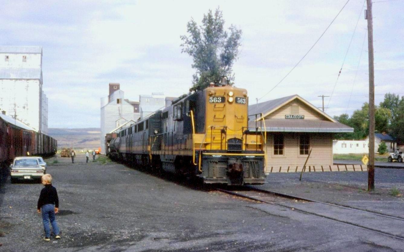 Big Bend Railroad History Coulee City in 1968