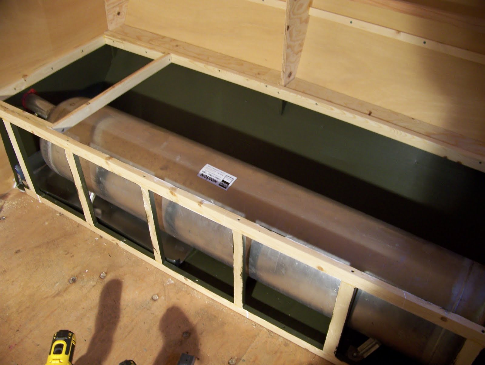 Tiny Home Teardrop Trailer Water Tank