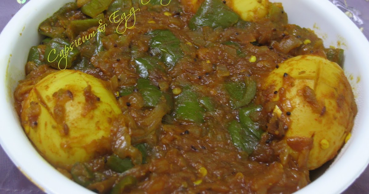Recipe Den Egg Capsicum Curry