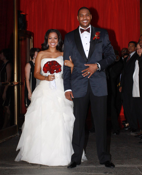 Lala Vasquez and Carmelo Carmelo Anthony Dressed Up. Lala Vasquez and Carmelo